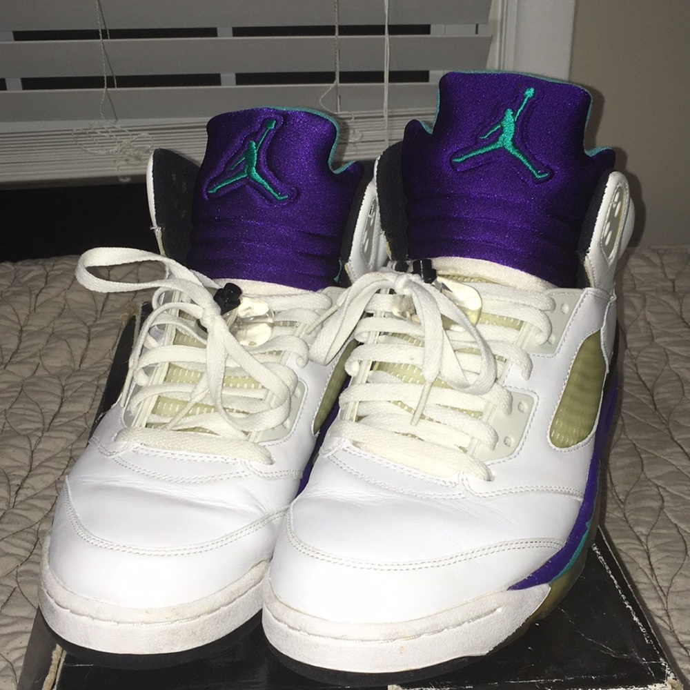 Retro Jordan 5 Grape Rare Size 12.5